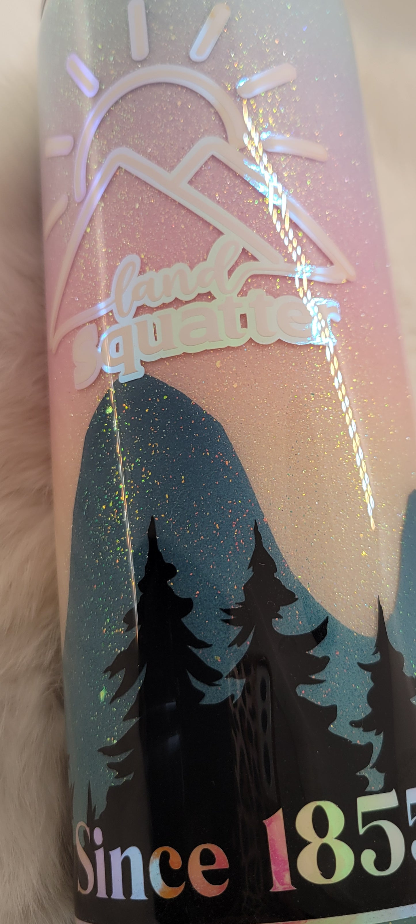 24oz Sunset Glow Land Squatter Tumbler