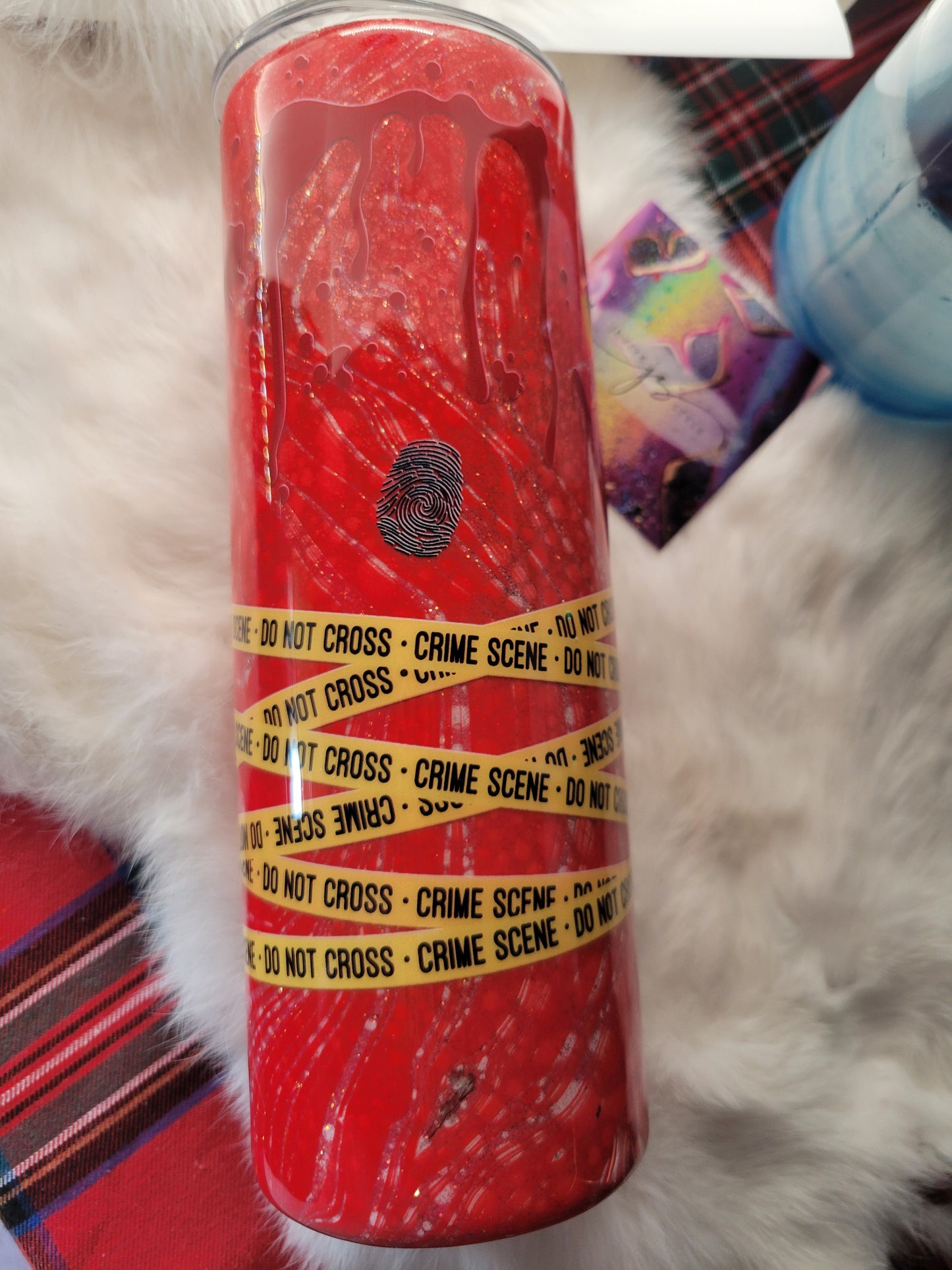 20oz crime scene tumbler