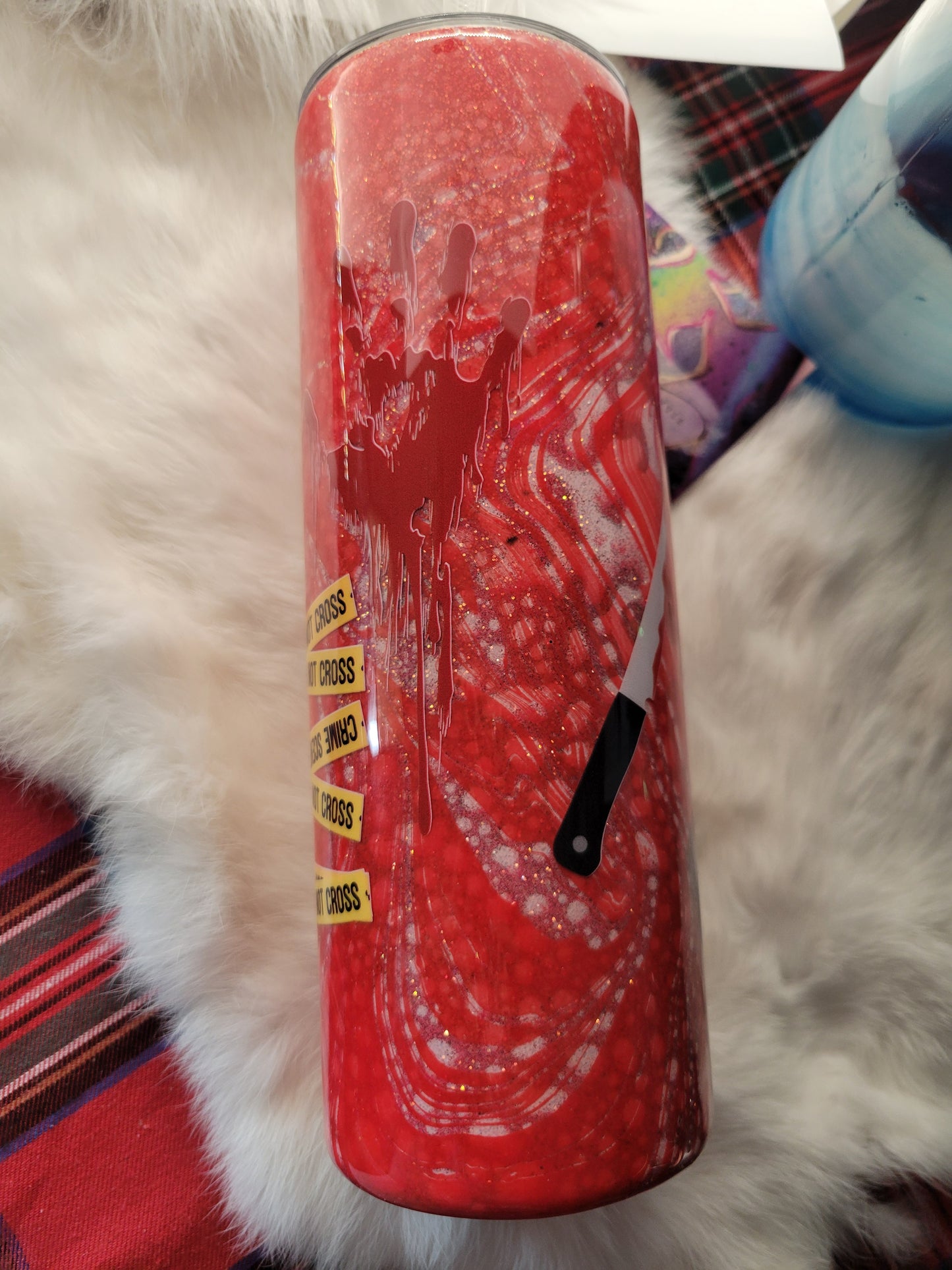 20oz crime scene tumbler