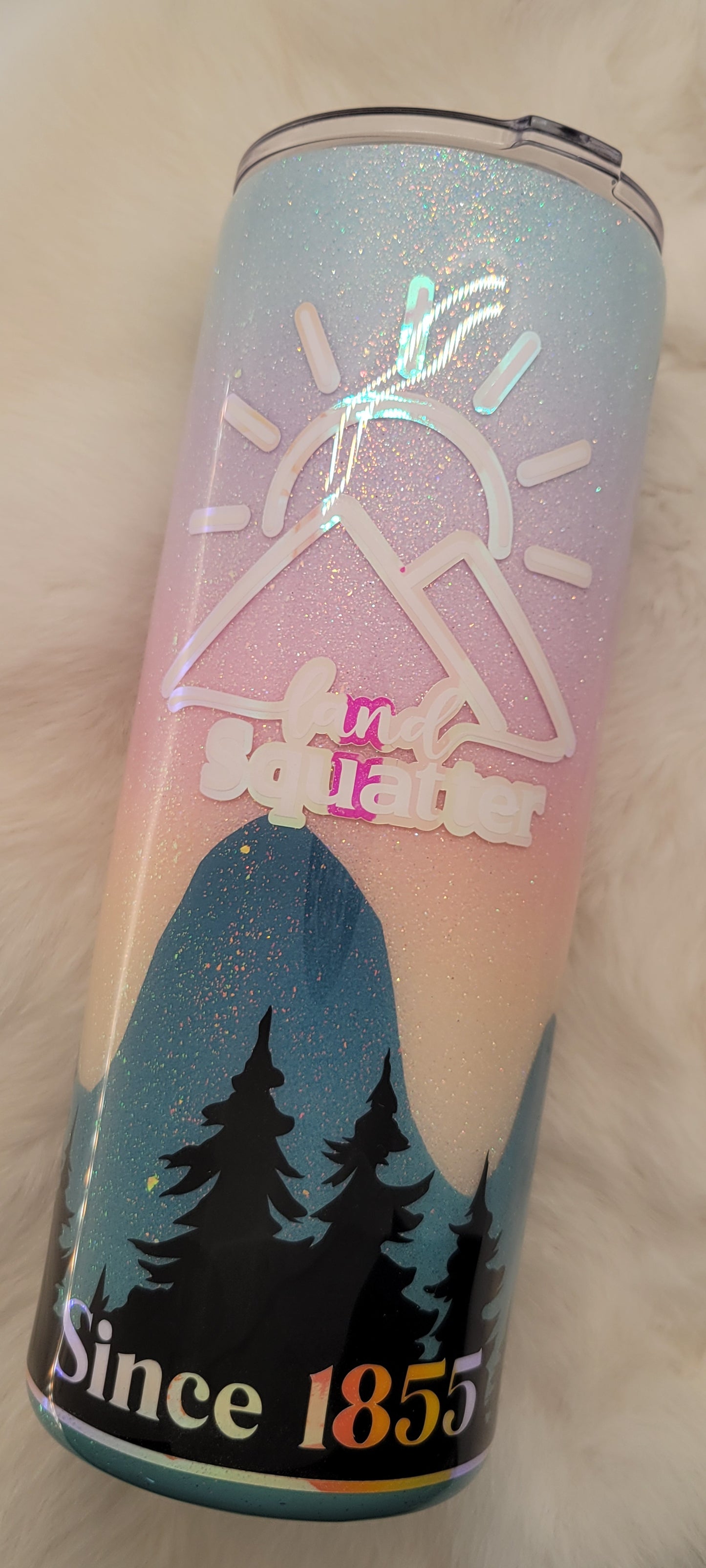 24oz Sunset Glow Land Squatter Tumbler