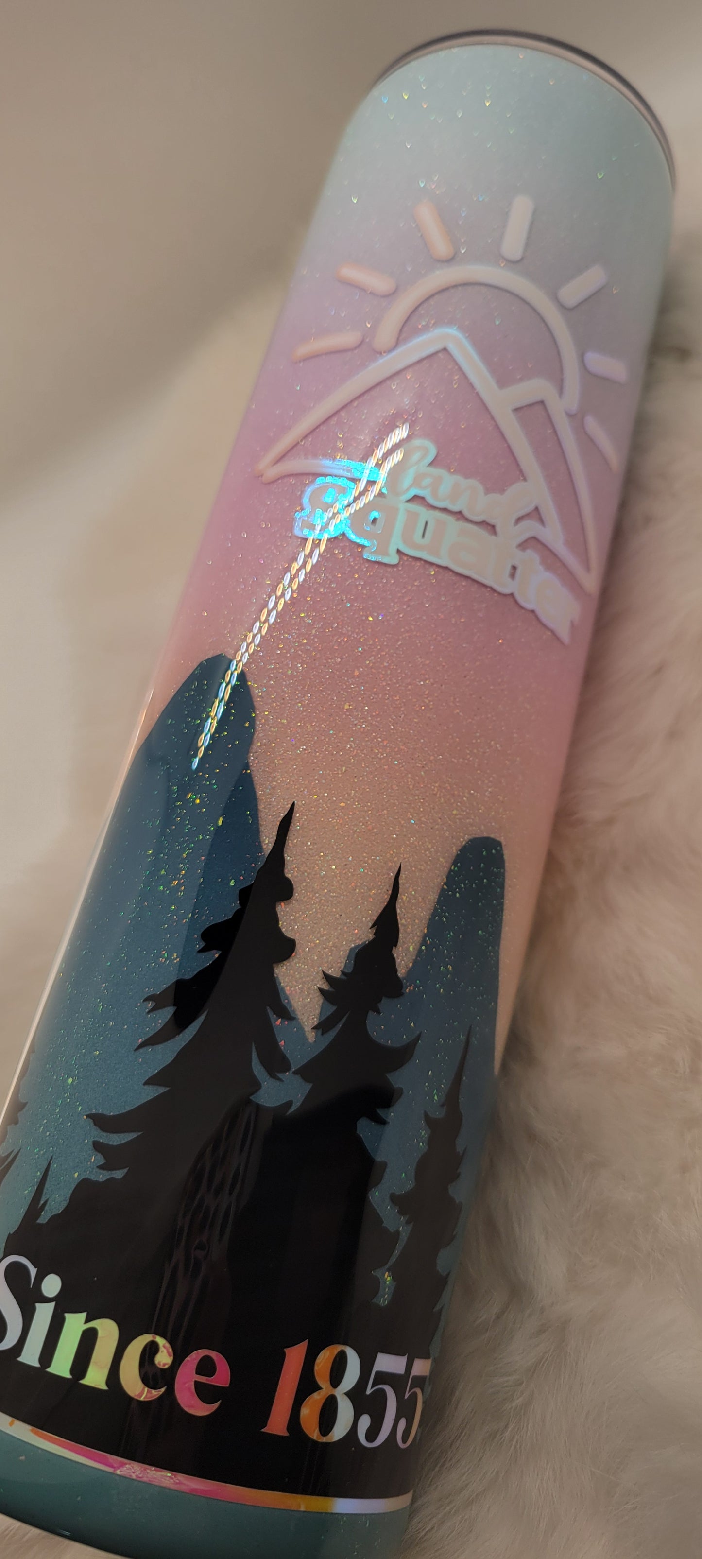 32oz Sunset Glow Land Squatter Tumbler