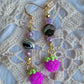 Magenta Berry Earrings