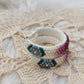 Small Beaded Hoop Earrings