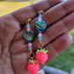 Pink Berry Earrings