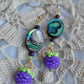 Purple Berry Earrings