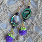 Purple Berry Earrings