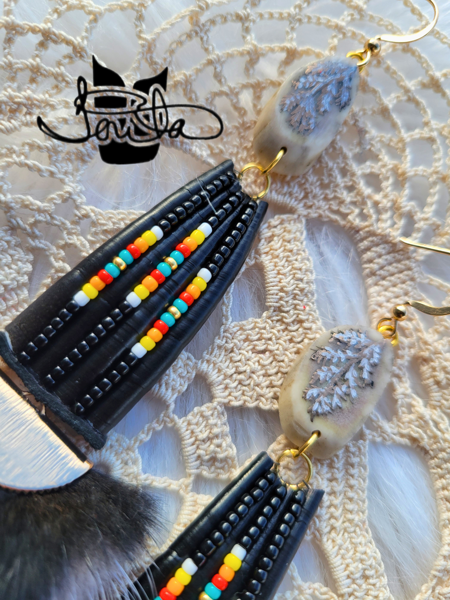 "Ever sick" fire earrings