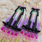 Halloween dentalium earrings