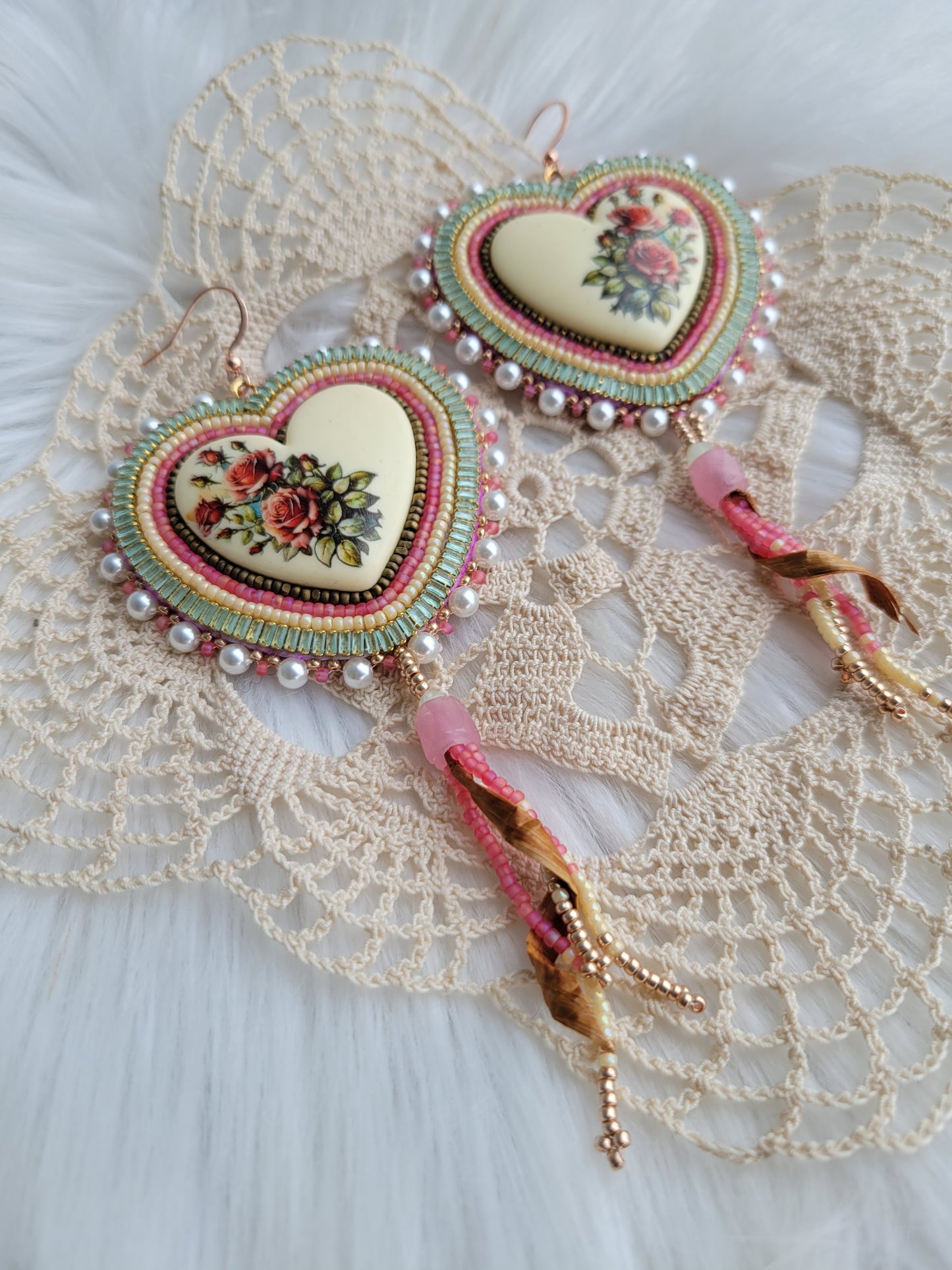 Frybread Booty Beaded Earrings
