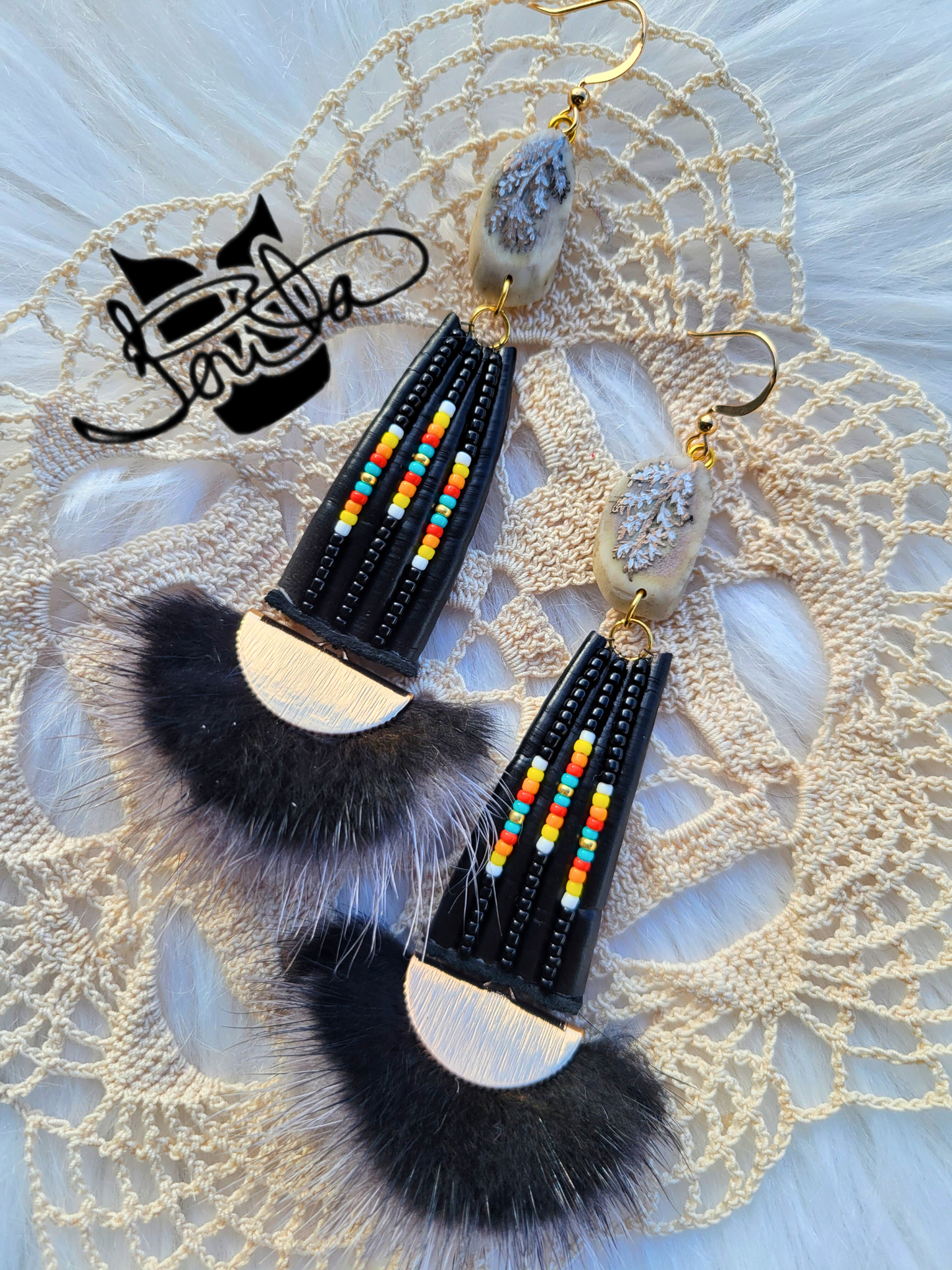 "Ever sick" fire earrings