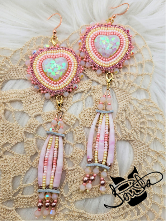 3 in 1 Beaded Earrings