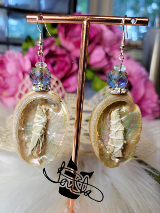 Rhinestone Smudge Earrings