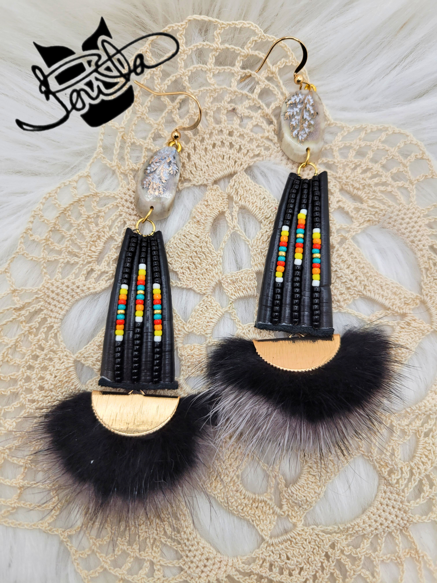 "Ever sick" fire earrings