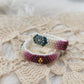 Small Beaded Hoop Earrings