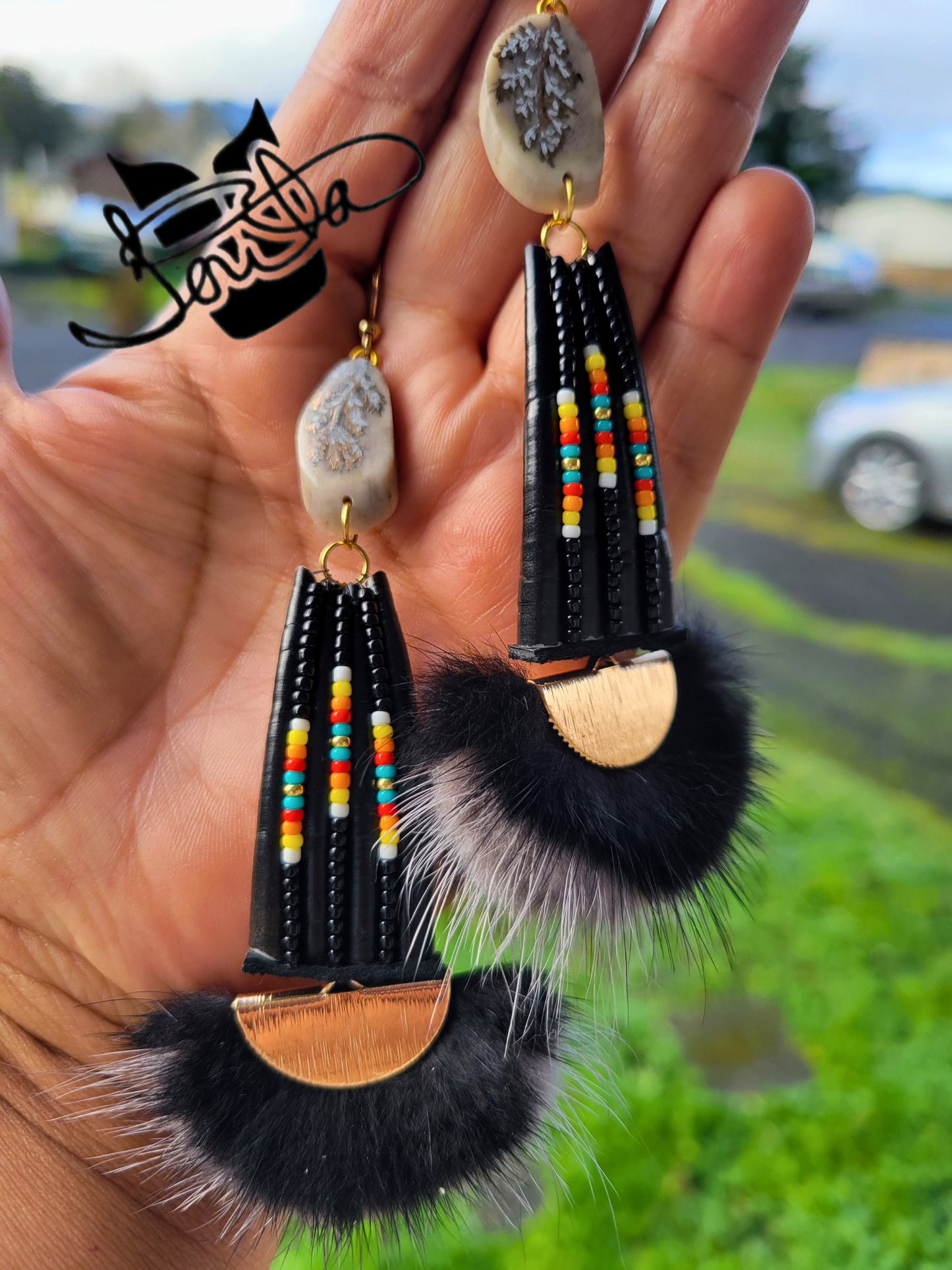 "Ever sick" fire earrings